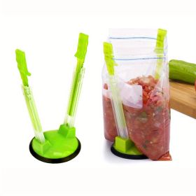 1pc; Baggy Rack Holder For Food Prep Bag; Plastic Freezer Bag; Ziplock Bag Holder Stand; Meal Planning Prep Bag Holders - 1pc