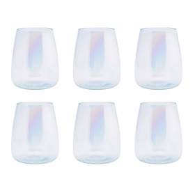 Better Homes & Gardens 19-Ounce Plastic Iridescent Wine Tumbler, 6-Pack - Better Homes & Gardens