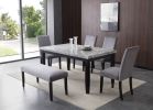 Napoli - 6 Piece Dining Set - Dark Gray - as Pic