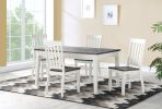 Caylie - 5 Piece Dining Set - White - as Pic