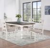 Heston - 5 Piece Dining Set - White - as Pic