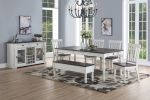 Joanna - 6 Piece Dining Set - Two Tone - as Pic