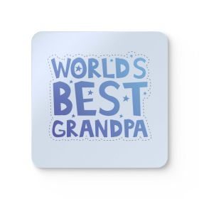 World's Best Grandpa Coaster Set (4 PCS) - One Size