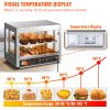 VEVOR 2-Tier Commercial Food Warmer Countertop Pizza Cabinet with Water Tray - Default