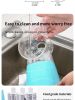 Multifunctional Roller Vegetable Cutter Hand Crank Home Kitchen Shredder Potato Grater - Blue