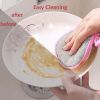 5/10pcs; Double Side Dishwashing Sponge Pan Pot Dish Wash Sponges Household Cleaning Tools Kitchen Tableware Dish Washing Brush - 10Pcs Green