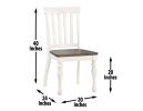 Joanna - 6 Piece Dining Set - Two Tone - as Pic