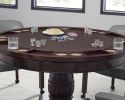 Tournament - 5 Piece Dining Or Game Table Set - Brown - as Pic