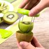 Detachable Kiwi Cutter Kitchen Creative Fruit Peeler Salad Cooking Tools Lemon Peeling Gadgets Kitchen Gadgets and Accessories - Green