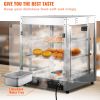 VEVOR 3-Tier Commercial Food Warmer Countertop Pizza Cabinet with Water Tray - Default