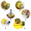 Pineapple Slicer Peeler Cutter Parer Knife Stainless Steel Kitchen Fruit Tools Cooking Tools kitchen accessories kitchen gadgets - Black