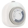 Hyper Tough Indoor Analog Timer Single Grounded Outlet - Hyper Tough