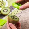 Detachable Kiwi Cutter Kitchen Creative Fruit Peeler Salad Cooking Tools Lemon Peeling Gadgets Kitchen Gadgets and Accessories - Green