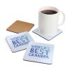 World's Best Grandpa Coaster Set (4 PCS) - One Size